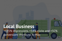 Google AI Max: +50% Conversions in a Highly Competitive Waste Removal Niche